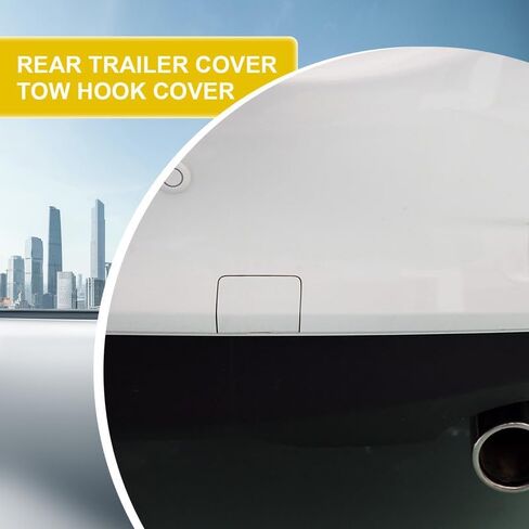Car Rear Bumper Tow Hook Cover Compatible with Mazda 6 Atenza 2013 2014 2015 2016 2017 2018 Trailer Cover Cap GJR9-50-EL1-51 Small Lid Towing Eye Cap Unpainted in Saudi Arabia