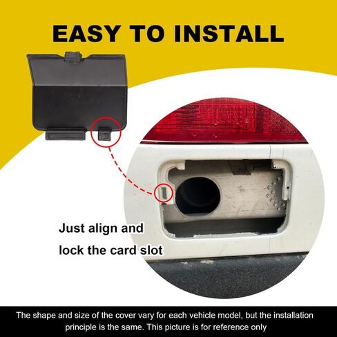 Car Rear Bumper Tow Hook Cover Compatible with Mazda 6 Atenza 2013 2014 2015 2016 2017 2018 Trailer Cover Cap GJR9-50-EL1-51 Small Lid Towing Eye Cap Unpainted in Saudi Arabia