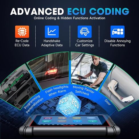 Autel Scanner MaxiPRO MP900BT - 2025 MP900-BT Up of MP900, MP808BT PRO w/DoIP CAN FD, New Model of MS906BT MS906, Advanced Diagnostic Scan Tool w/ECU Coding, 3000+ Test, 40+ Reset, OS11, FCA SGW in Saudi Arabia