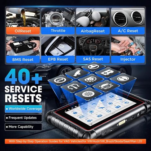 Autel Scanner MaxiPRO MP900BT - 2025 MP900-BT Up of MP900, MP808BT PRO w/DoIP CAN FD, New Model of MS906BT MS906, Advanced Diagnostic Scan Tool w/ECU Coding, 3000+ Test, 40+ Reset, OS11, FCA SGW in Saudi Arabia