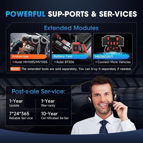 Autel Scanner MaxiPRO MP900BT - 2025 MP900-BT Up of MP900, MP808BT PRO w/DoIP CAN FD, New Model of MS906BT MS906, Advanced Diagnostic Scan Tool w/ECU Coding, 3000+ Test, 40+ Reset, OS11, FCA SGW in Saudi Arabia