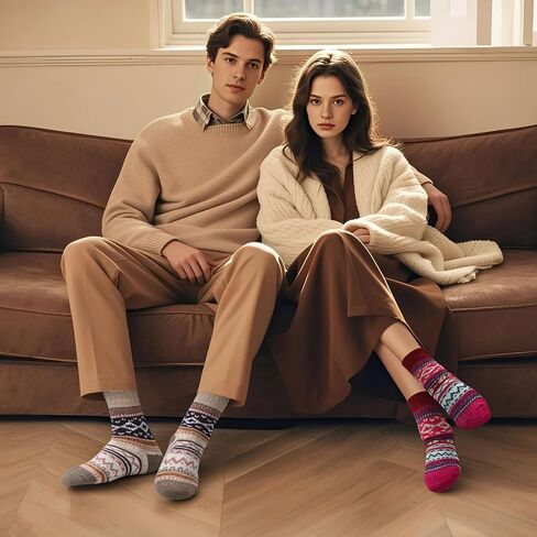 YOYOU Crew Socks for Women, Funny Cute Casual Sock, Patterned Novelty Comfortable Ankle Socks Free Size in Kuwait