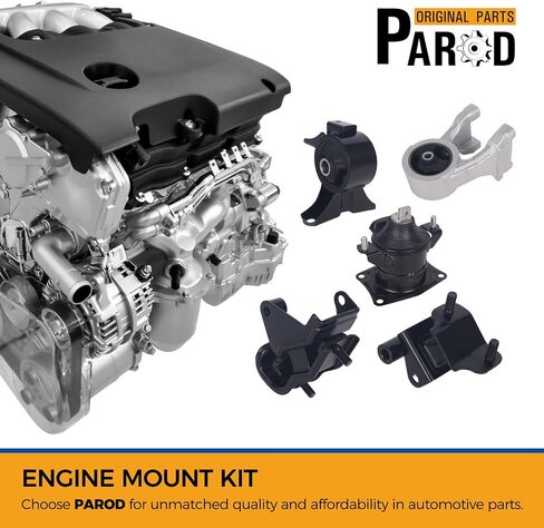PAROD 5PCS Engine Mount Fit for Honda Odyssey 2008-2010 Replace#A65016 A4553 A4558 A65023HY A4557 in Saudi Arabia