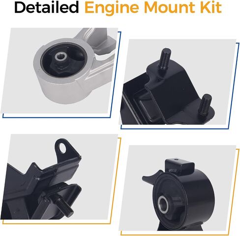 PAROD 5PCS Engine Mount Fit for Honda Odyssey 2008-2010 Replace#A65016 A4553 A4558 A65023HY A4557 in Saudi Arabia