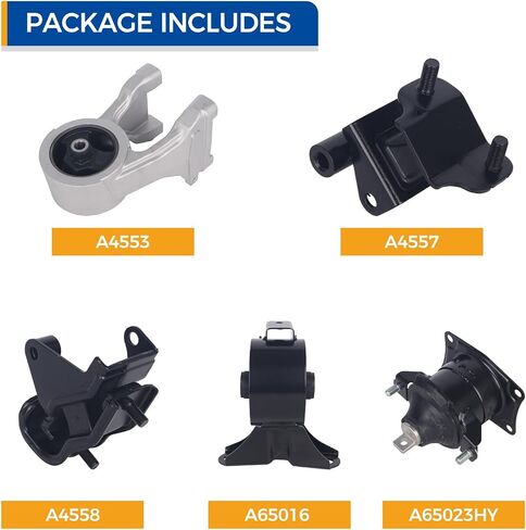 PAROD 5PCS Engine Mount Fit for Honda Odyssey 2008-2010 Replace#A65016 A4553 A4558 A65023HY A4557 in Saudi Arabia