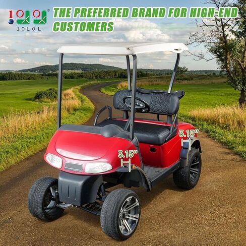 Golf Cart Standard Fender Flares Front and Rear for EZGO TXT 1998-2013 Gas/Electric Golf Carts with Metal Hardware (Set of 4)-NOT For Modified Vehicles in Kuwait