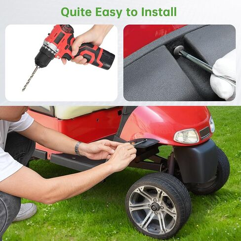 Golf Cart Standard Fender Flares Front and Rear for EZGO TXT 1998-2013 Gas/Electric Golf Carts with Metal Hardware (Set of 4)-NOT For Modified Vehicles in Kuwait