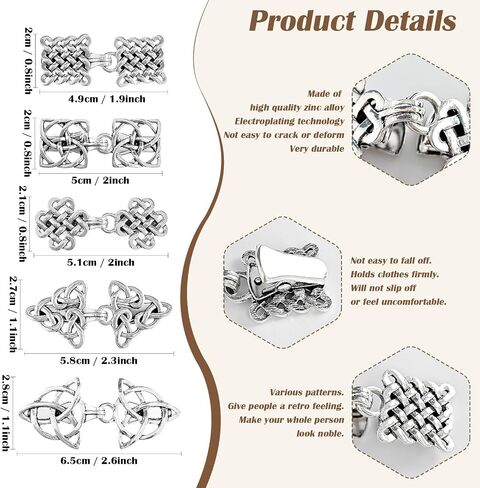 J.CARP 5 Pcs Cinch Clips, Sweater Cinch Clip of High Strength Alloys for Women Clothing in Saudi Arabia