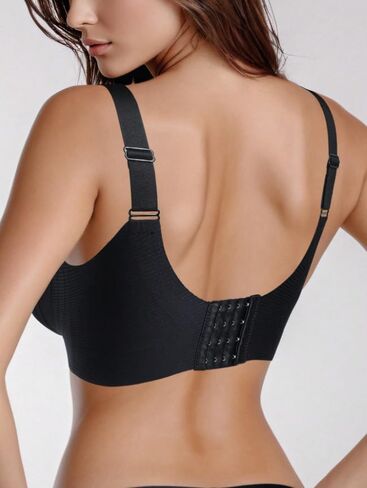 Women's Bra Seamless Wireless Strap Support Daily Bra Comfortable T-Shirt Without Steel Ring in Saudi Arabia