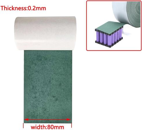 16.4ft/Roll 100mm(3.93in) Width Self Adhesive Battery Pack Insulator Gasket (Thickness:0.2mm) for 18650 21700 Battery Packs,Powers,DIY Projects in Saudi Arabia