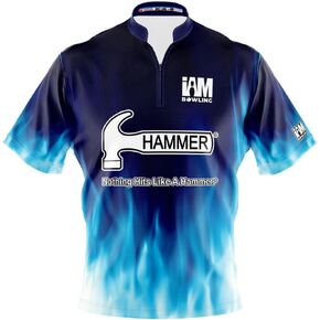 قميص بولينج مصبوغ بشعار Infusion (ياقة وشاح) - I AM Bowling Fun Design 2016-HM - Hammer in Saudi Arabia