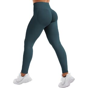 YEOREO Eileen Hidden Scrunch Butt Workout Leggings for Women Seamless Mid Low Waist 25" Impact Yoga Pants Tummy Control in Saudi Arabia