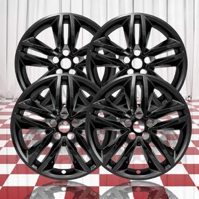 Set of 4 Black 5 Double Spoke 18" Wheel Skins for Ford Edge 2015-2018 in Kuwait