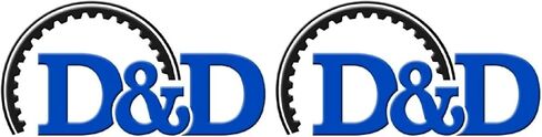 D&D PowerDrive 300-5M-09 Timing Belt, 5M Belt Cross Section, 300 mm Length, Rubber in Saudi Arabia