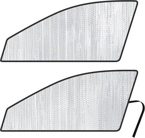 Side Window Front Seat Reflective Sunshade Custom Fit for 2011 2012 2013 2014 2015 2016 2017 Volkswagen Touareg SUV, V6, TDI, Hybrid, VR6 FSI Sport, V6 TDI Sport, V6 TSI Hybrid (Set of 2) in Saudi Arabia