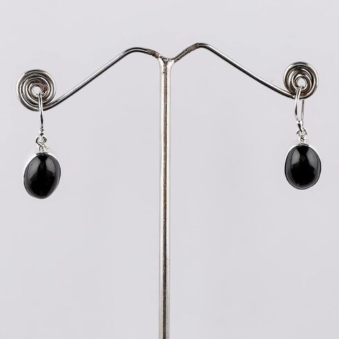 Solid 925 Sterling Silver Earrings, Natural Garnet Gemstones Earrings for Women, Dangle, January Birthstones, Bohemian Handmade Elegant Statement Jewelry, Wedding, Christmas Gifts in Saudi Arabia