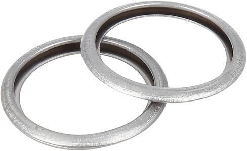X AUTOHAUX 15pcs M20 Silver Tone Oil Drain Plug Gasket Replacement for Subaru 11126AA000 in Saudi Arabia