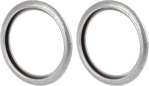 X AUTOHAUX 15pcs M20 Silver Tone Oil Drain Plug Gasket Replacement for Subaru 11126AA000 in Saudi Arabia