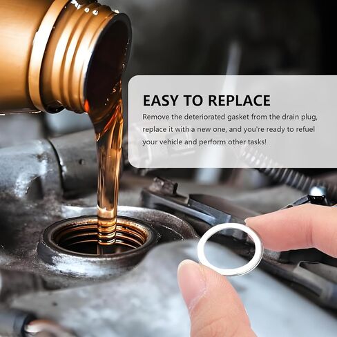 مجموعة حشية قابس تصريف زيت السيارة 580 قطعة، تشكيلة غسالة سحق الزيت مع 18 أبعاد تتضمن M6/M8/M10/M12/M14/M16/M18/M20/M22/M24 للختم، مجموعة حشية إكسسوارات السيارة العملية in Kuwait