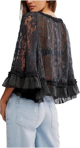 Free People Women's Carly Cape Top in Saudi Arabia