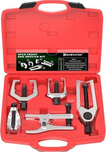 مجموعة أدوات خدمة الواجهة الأمامية مكونة من 5 قطع، فاصل وصلة كروية، أداة سحب ذراع بيتمان، أداة نهاية قضيب التعادل لمجموعة ضغط وصلة الكرة، مجموعة إزالة الفاصل in Kuwait