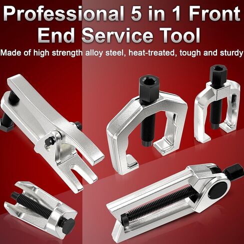 مجموعة أدوات خدمة الواجهة الأمامية مكونة من 5 قطع، فاصل وصلة كروية، أداة سحب ذراع بيتمان، أداة نهاية قضيب التعادل لمجموعة ضغط وصلة الكرة، مجموعة إزالة الفاصل in Kuwait