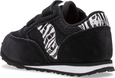 Saucony Originals Jazz Hook & Loop (Toddler/Little Kid) Sneaker, Grey/Silver/Pink, 11 US Unisex in Saudi Arabia