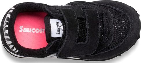 Saucony Originals Jazz Hook & Loop (Toddler/Little Kid) Sneaker, Grey/Silver/Pink, 11 US Unisex in Saudi Arabia