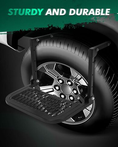 SCITOO Portable Wheel Step Tire Steps for Pickup Truck, SUV Fits Tire from 9" to 13" in Saudi Arabia