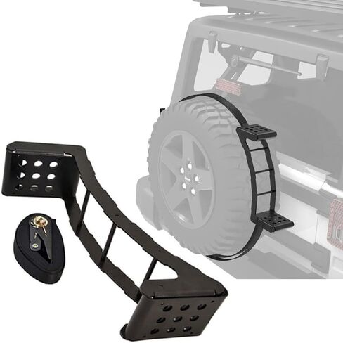 CSOUL Portable Universal Spare Tire Step Wheel Non-Slip Fits for Truck SUV Pickup, S-001 in Saudi Arabia