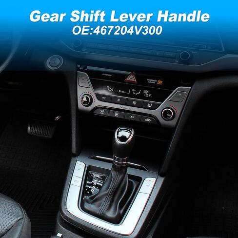 مقبض ناقل الحركة لسيارة Hyundai Elantra 2014-2016 رقم 467204V300 مقبض ذراع ناقل الحركة غطاء واقي الحذاء لسيارة Hyundai Elantra Gt 2013-2017 in Saudi Arabia