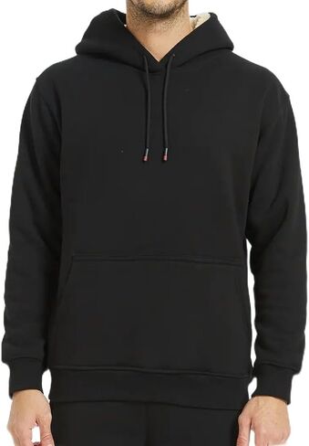 الرجال شيربا هوديي كبير و طويل القامة الرجال كنزة قطيفة من الصوف هوديس سميكة ثقيلة الوزن الشتاء مقنعين البلوز in Kuwait