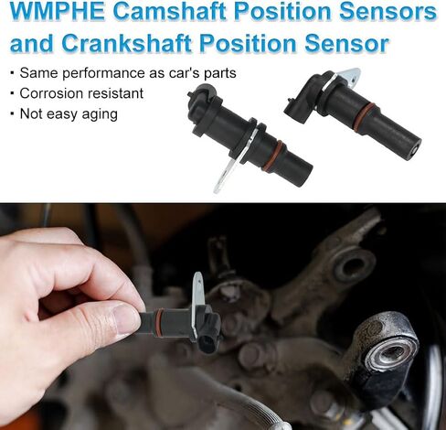 Camshaft Position Sensor & Crankshaft Position Sensor Compatible with Detroit Diesel Series P/N 60 Freightliner 12.7L Engine 1994 to 2007, Replacement for 8929387, 8929388 in Saudi Arabia