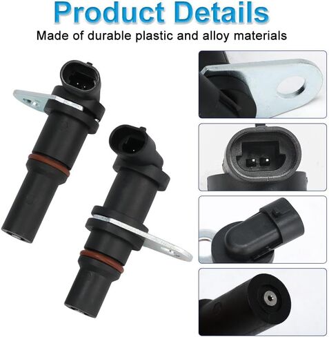 Camshaft Position Sensor & Crankshaft Position Sensor Compatible with Detroit Diesel Series P/N 60 Freightliner 12.7L Engine 1994 to 2007, Replacement for 8929387, 8929388 in Saudi Arabia