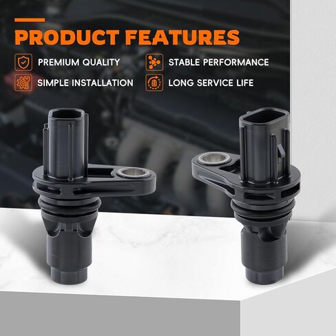 2Pcs Camshaft Position Sensor‎ 90919-05060 Fit for Toyota 4Runner Avalon FJ Cruiser Camry Corolla for Highlander Matrix Prius for Lexus CT200h ES300h ES350 GS350 GX460 ISF IS250 IS350 in Saudi Arabia