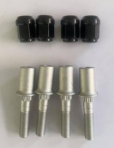 4PCS Front or Rear Wheel Stud 250300060 with Black Lug Nuts Replacement for 2013-2018 Can-am Maverick 1000 & 2015-2020 Canam Commander MAX 1000 XTP UTV in Saudi Arabia