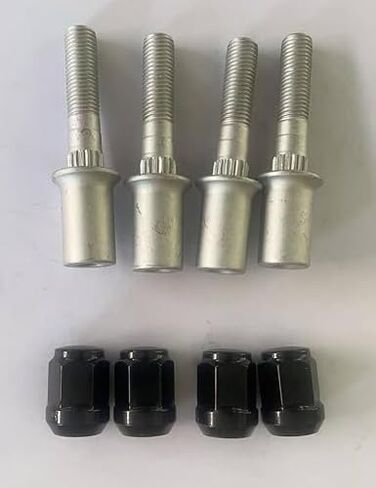 4PCS Front or Rear Wheel Stud 250300060 with Black Lug Nuts Replacement for 2013-2018 Can-am Maverick 1000 & 2015-2020 Canam Commander MAX 1000 XTP UTV in Saudi Arabia