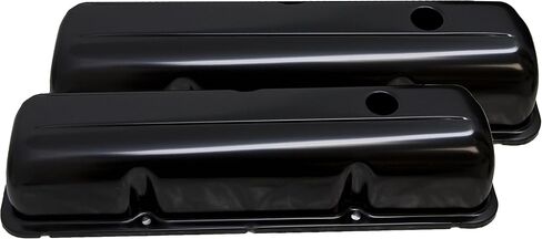 1957-76 Compatible/Replacement for Ford Big Block FE 352-390-406-427-428 Steel Valve Covers - EDP Black in Saudi Arabia