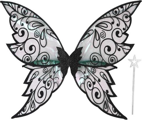 Fairy Wings for Adults 31.5"x21.7" Large Fairy Costume Set for Women Butterfly Wings for Halloween Party in Kuwait