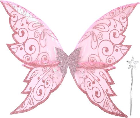 Fairy Wings for Adults 31.5"x21.7" Large Fairy Costume Set for Women Butterfly Wings for Halloween Party in Kuwait