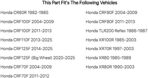 مجموعة محمل وختم العجلة الخلفية لهوندا CRF125F (عجلة كبيرة) 2020-2024 in Saudi Arabia