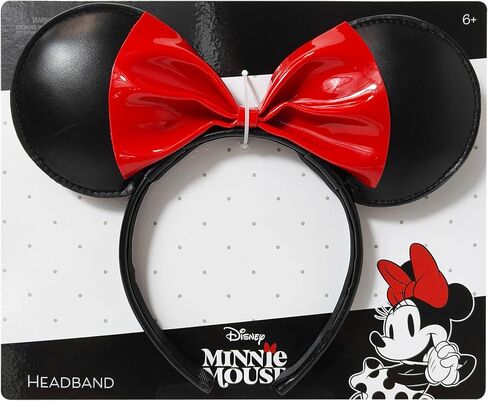 LUV HER Disney Minnie Ears - عصابة رأس ملونة للأطفال - إكسسوار شعر عيد ميلاد لقضاء عطلة في المتنزه - للأعمار من 3 سنوات فما فوق in Saudi Arabia