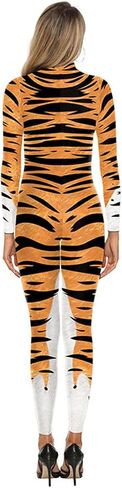 المرأة هالوين الحيوان زي 3D طباعة تأثيري ارتداءها مثير Catsuit بذلة in Kuwait