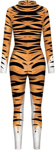 المرأة هالوين الحيوان زي 3D طباعة تأثيري ارتداءها مثير Catsuit بذلة in Kuwait