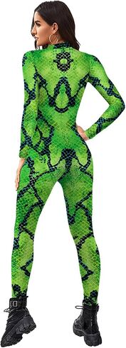 المرأة هالوين الحيوان زي 3D طباعة تأثيري ارتداءها مثير Catsuit بذلة in Kuwait