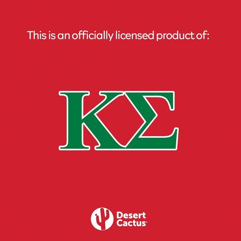 Desert Cactus Kappa Sigma Tie Fraternity 100% Polyester with Logo Officially Licensed (Style A) in Saudi Arabia