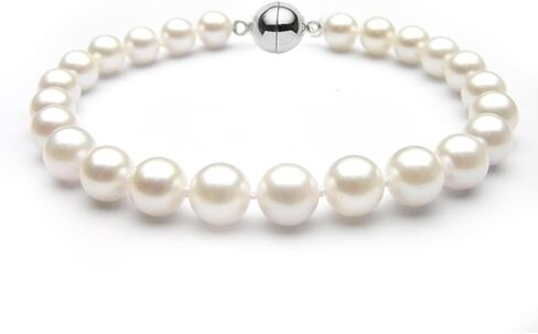 Handmade Women's Pearl Bracelet 8-9mm Freshwater Cultured Pearl Bracelet Length 7.6In (Multicolor) in Saudi Arabia