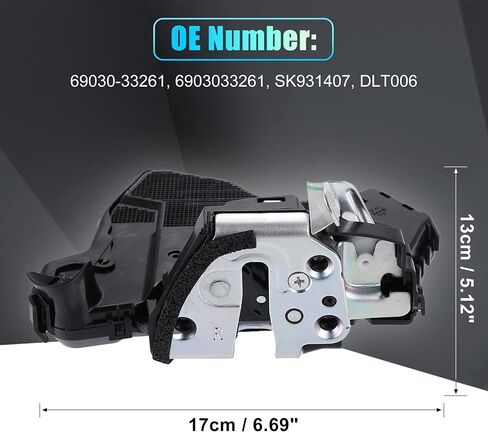 X AUTOHAUX Power Door Lock Actuator Motor Front Right Passenger Side for Toyota 4Runner 2003-2009 69030-33261 in Saudi Arabia