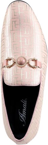 Amali Luxury Loafers for Men - Elegant Slip-On Men’s Dress Shoes - Fashion Smoking Slippers in Saudi Arabia