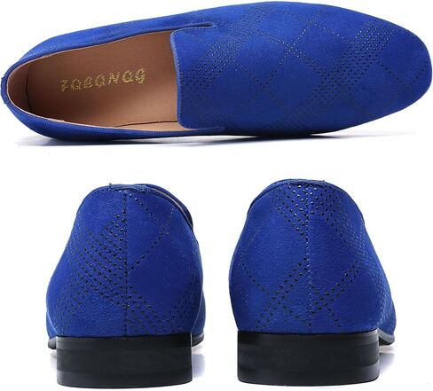Men's Orange Loafers, Casual Slip-On Shoes, Mesh Upper & Insole, Round Toe, Moderate Cushioning, Spring/Summer in Saudi Arabia